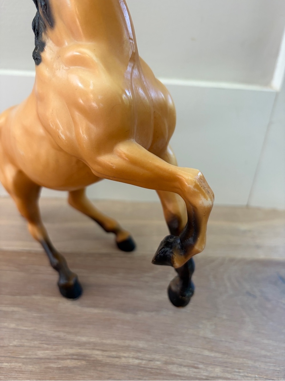 Breyer Traditional #87 Diablo, the Mustang Buckskin Horse vintage rearing up - Picture 8 of 8